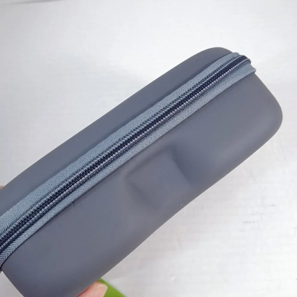 PHONAK Hearing‎ Aid Clamshell Case Storage Travel bag grey gray zipper